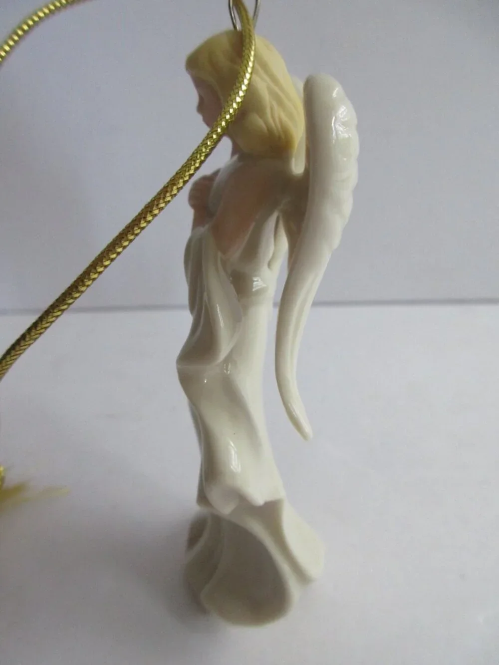 Lenox Angel Porcelain Christmas Ornament Christmas Tree Decoration Gold Tassel